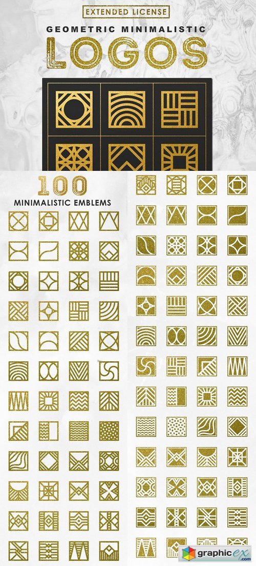 100 Minimalistic Logos