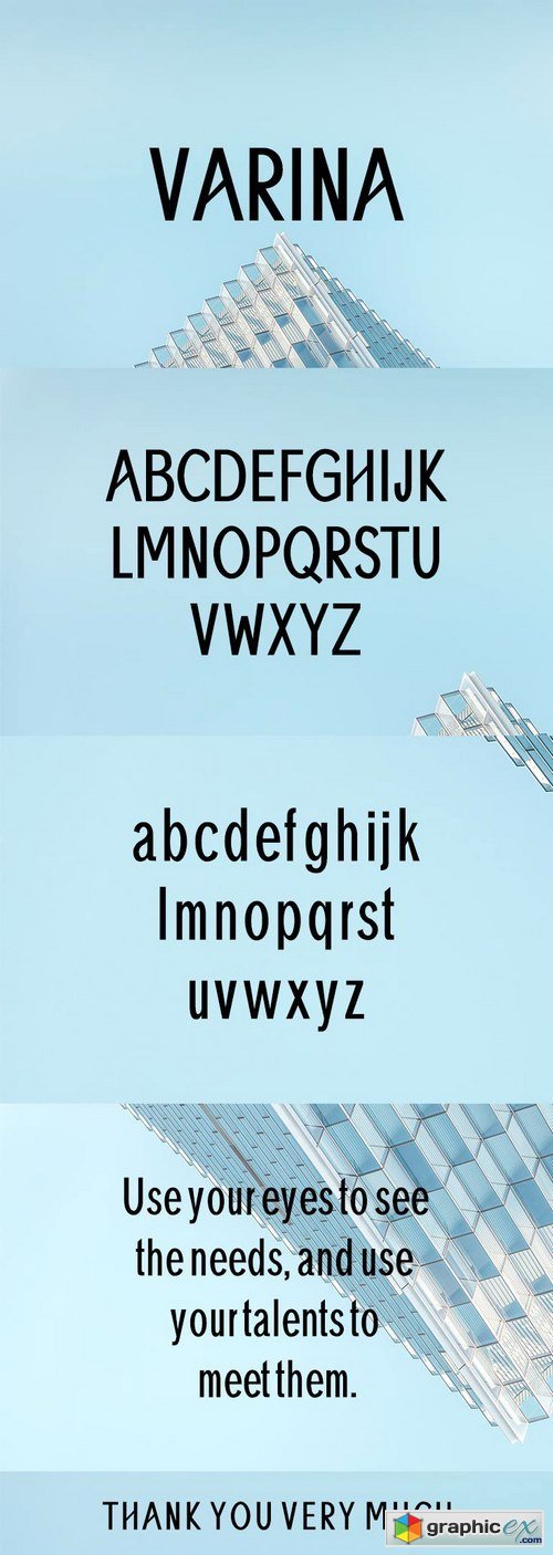 Varina Sans Serif Font