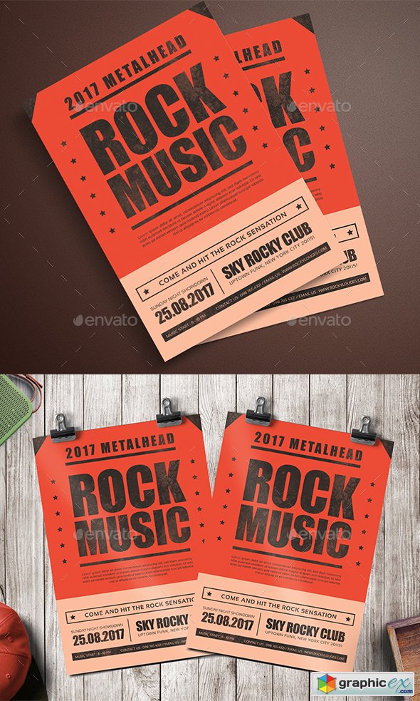 Rock Music Flyer