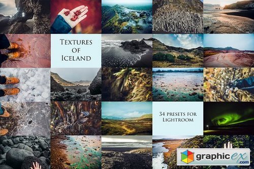 Textures of Iceland-34 presets forLr