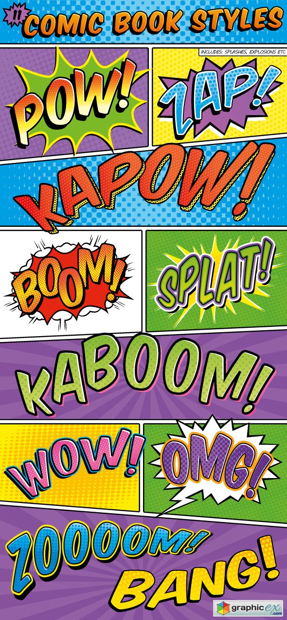 Comic Book Text Styles 10160791