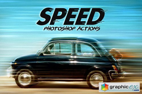 Speed - Photoshop Actions
