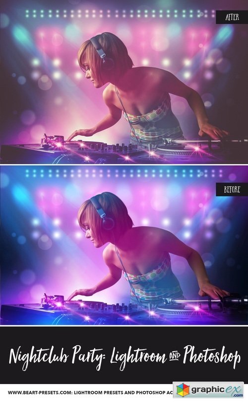 Nightclub Collection Lightroom Presets, Photoshop Actions and ACR Presets