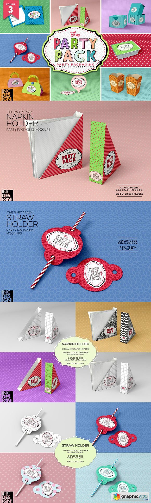 Vol.3 Party Packaging MockUps