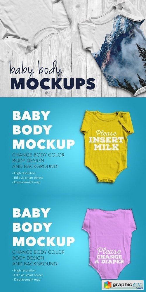 Baby Body Mockups