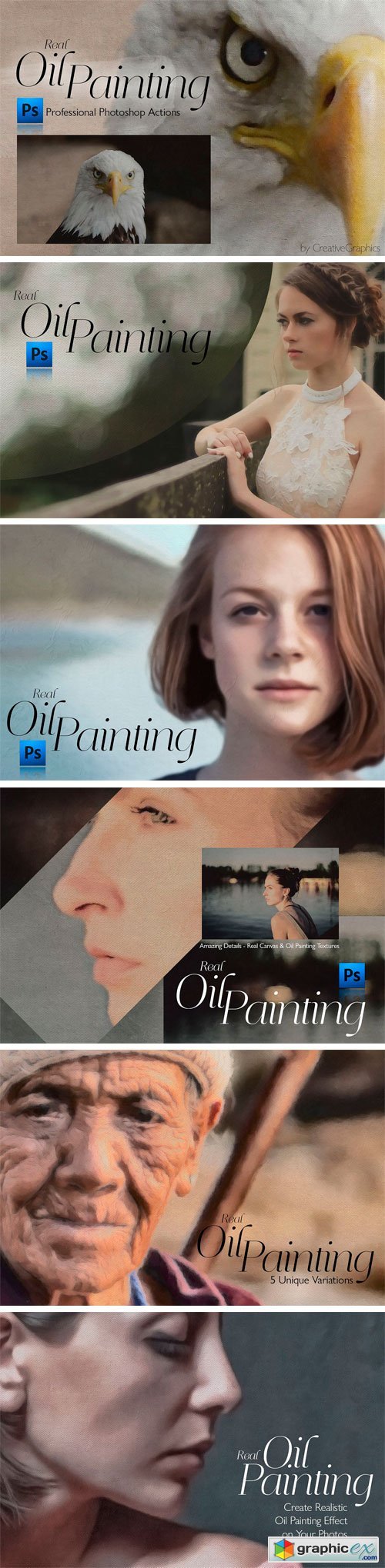 Real Oil Painting Photoshop Actions