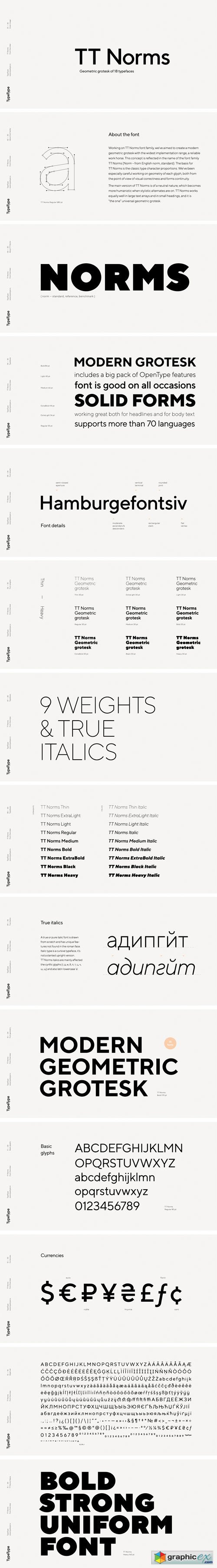 TT Norms Font Family