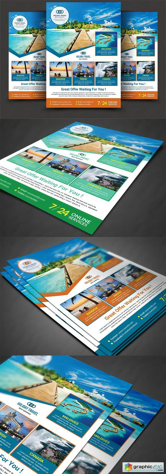 Holiday Travel Flyer 1543130