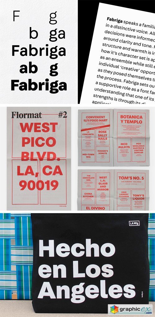 Fabriga Font Family