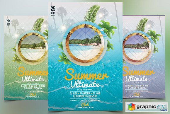 Summer Ultimate - PSD Flyer Template