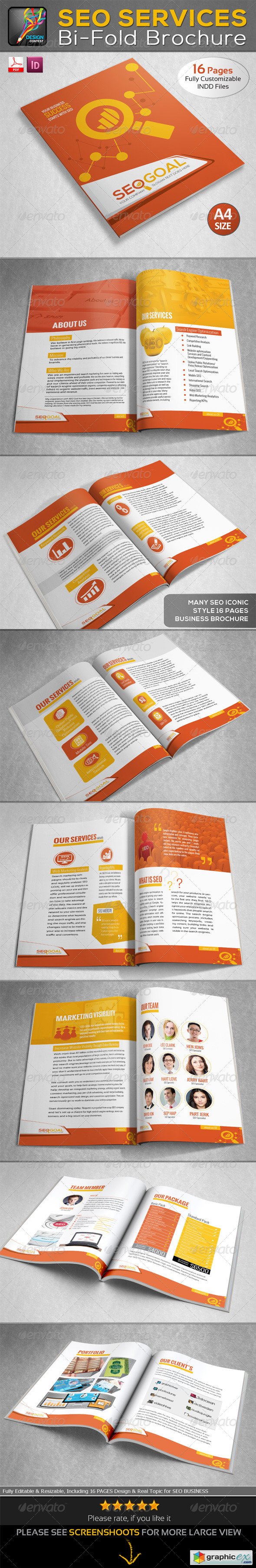 SEO Goal : SEO Services Bi-fold Brochure