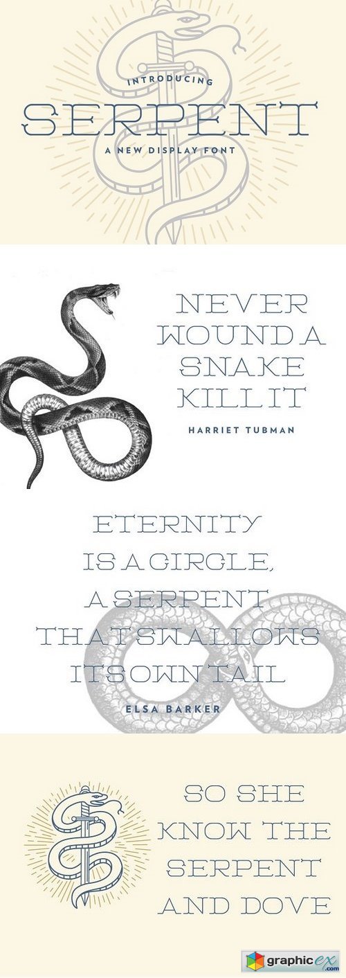 Serpent Typeface