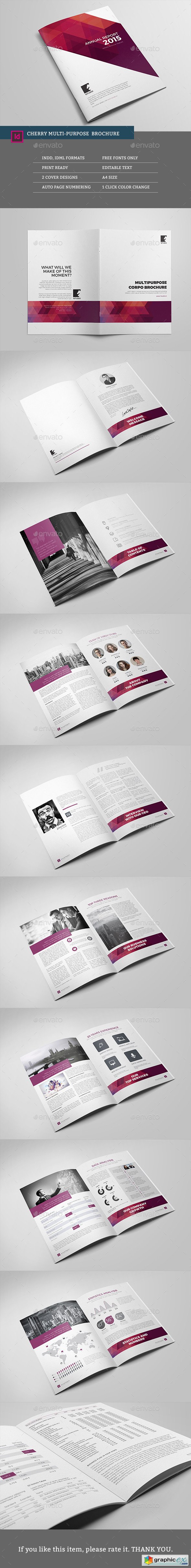 Cherry Multipurpose Brochure Template