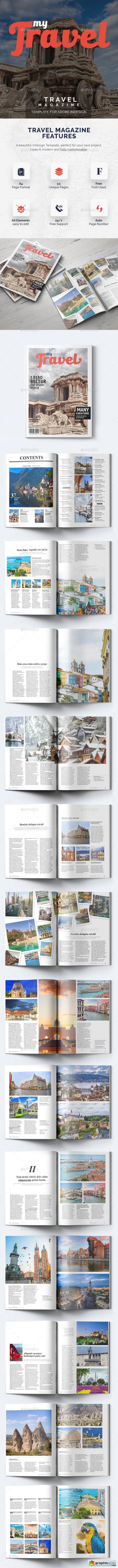 My Travel - 53 Pages Magazine Template