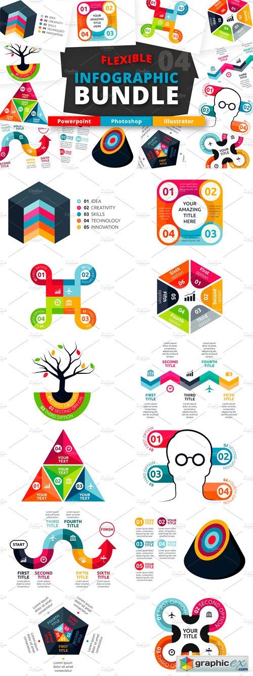 Flexible Infographic Bundle (vol.4)