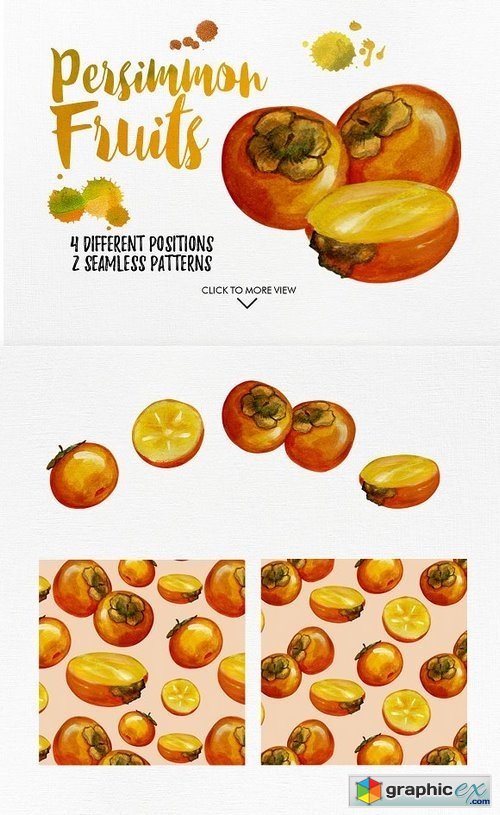 Watercolor fruit vol.7