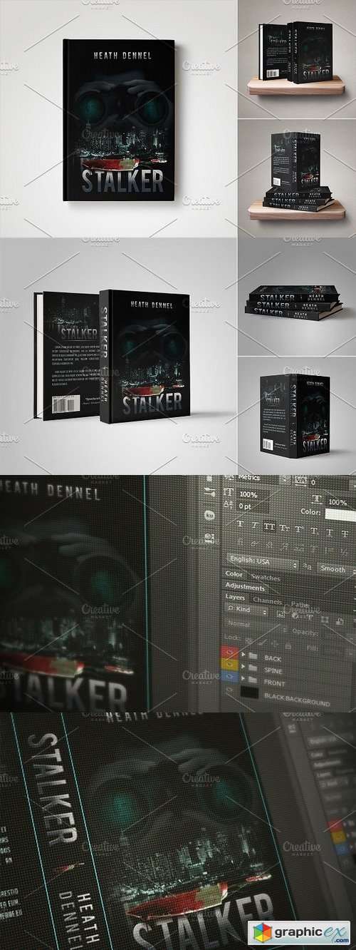 Customizable Book Cover Template 06