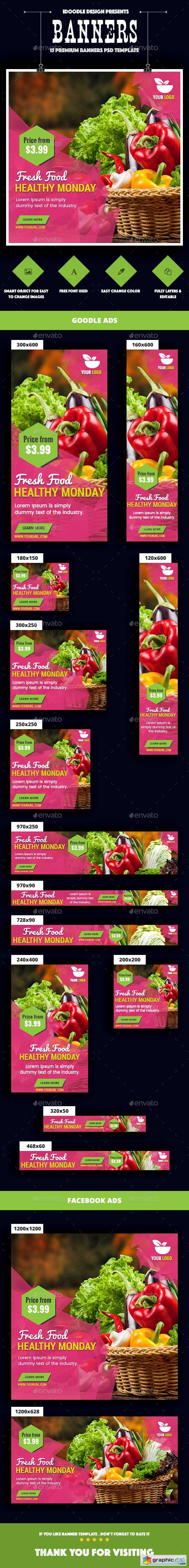 Food & Restaurant Banners Ad 20152854