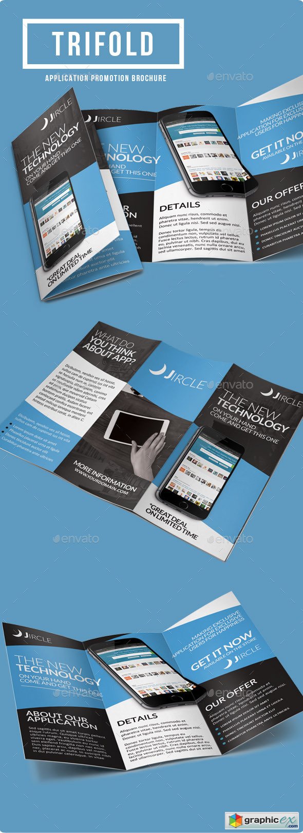 App Promotion Trifold Brochure