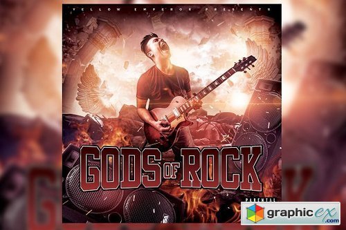 Mixtape Covers Art - Gods of Rock