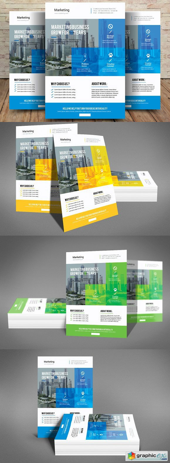 Corporate Business Flyer Template 1592338