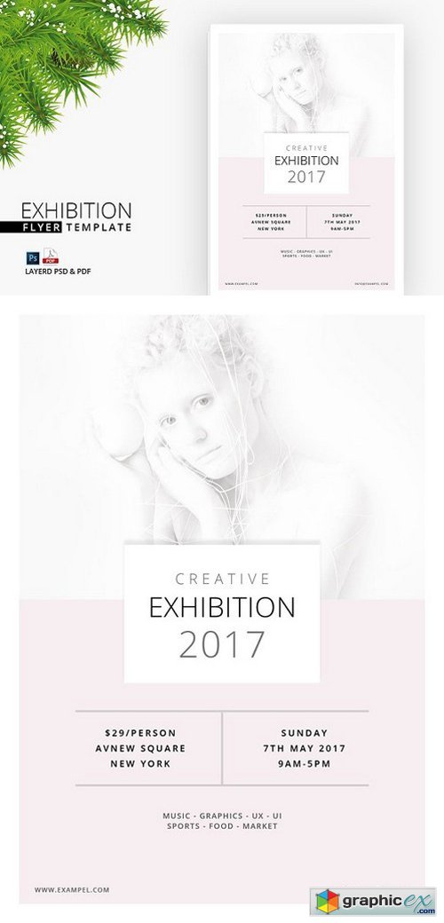 Exhibition Flyer (Print Ready)