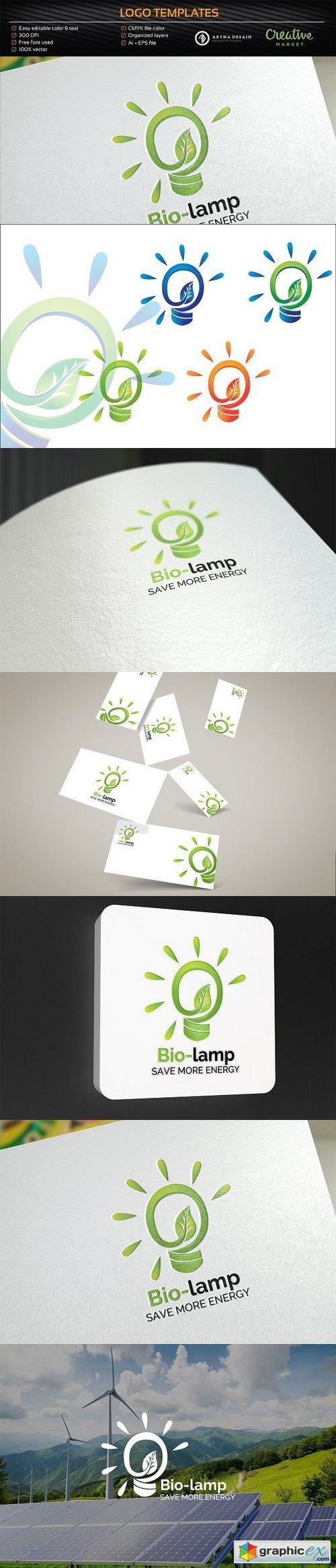 Bio Lamp / Energy - Logo Template