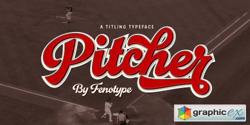 Pitcher Font - 4 Fonts