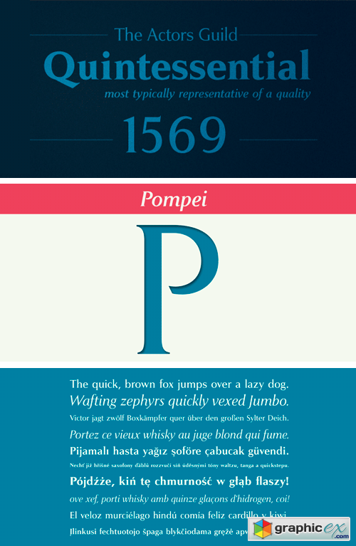 Pompei Font Family