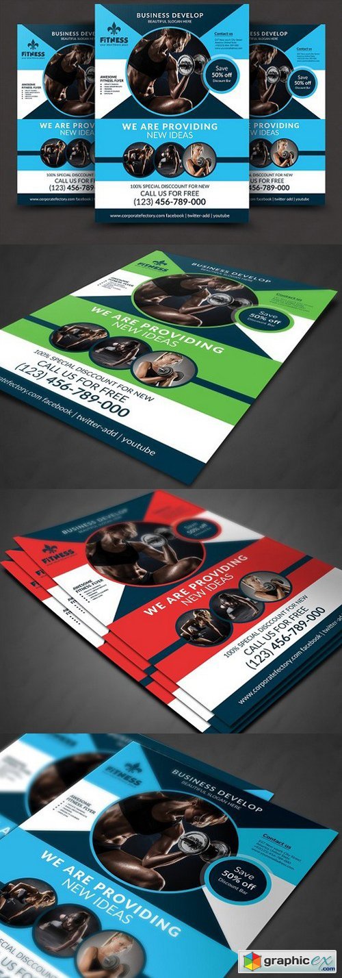 Fitness Flyer Templates 1516085