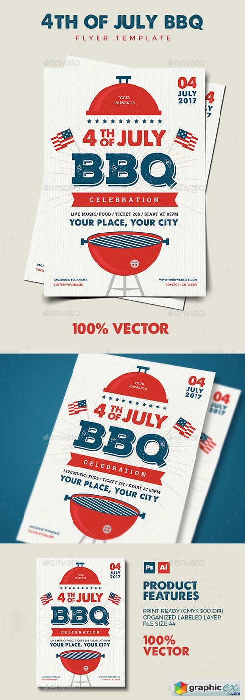 4th July BBQ Flyer