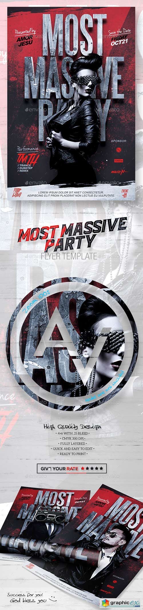Most Massive Party Flyer Template