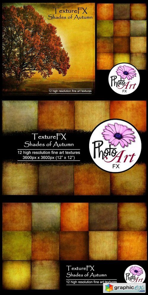 TextureFX: Shades of Autumn (12&quot;sq)