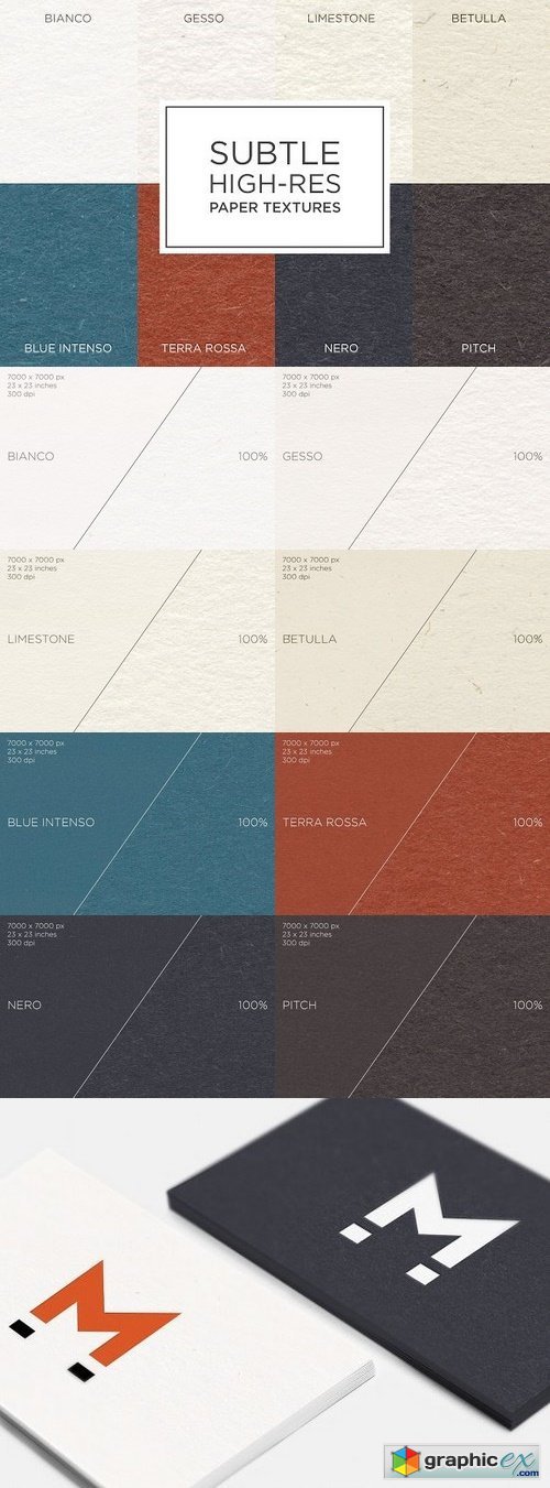 8 Macro High-Res Paper Textures