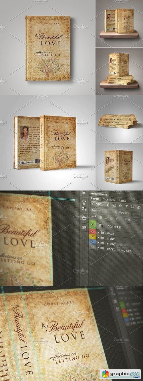 Customizable Book Cover Template 09