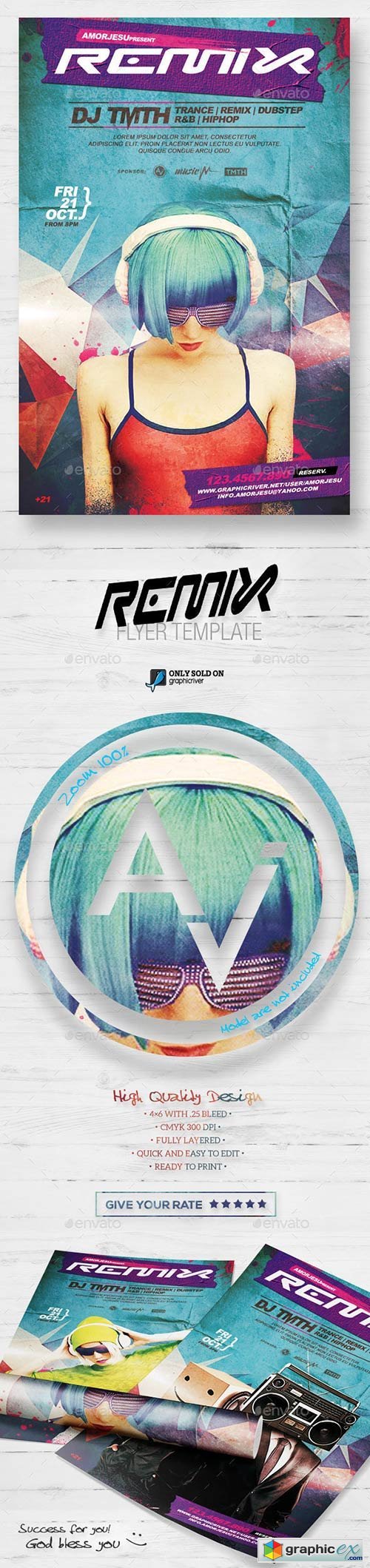 Remix Flyer Template