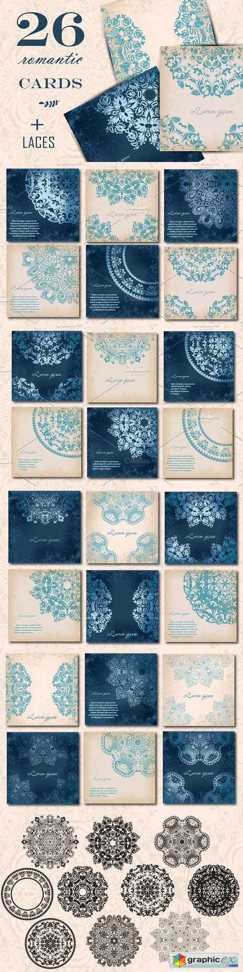 Rownd Lace Cards