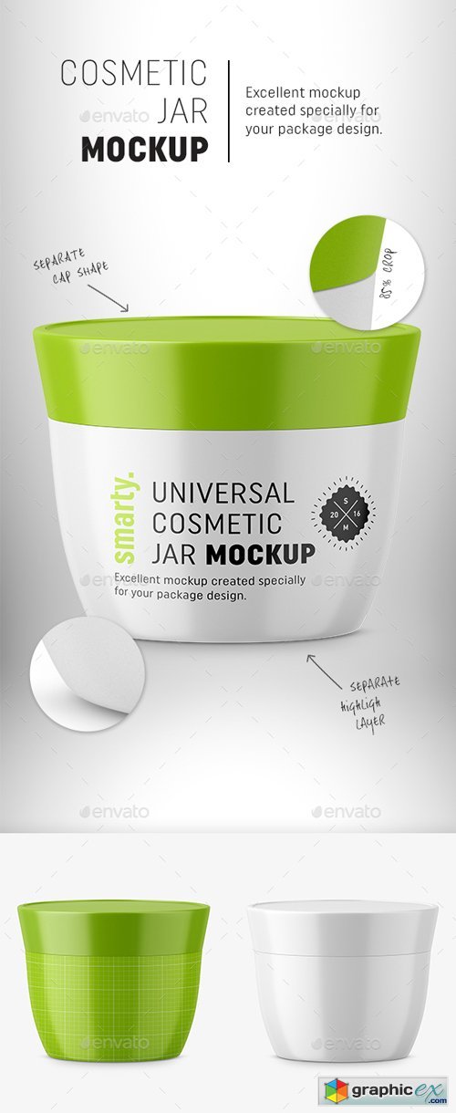 Cream Jar Mockup