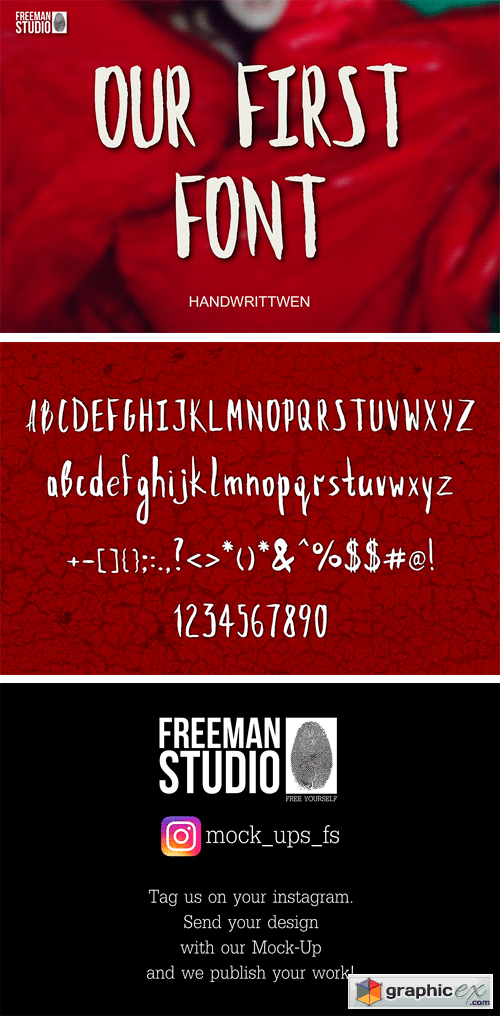 Our First Font