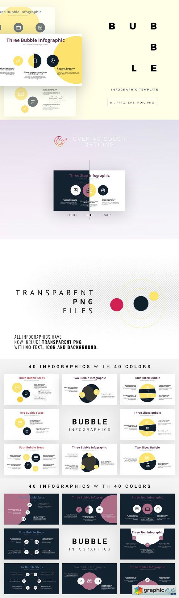 BUBBLE Infographic Template 1632577