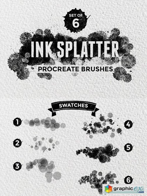 Ink Splatter Procreate Brushes