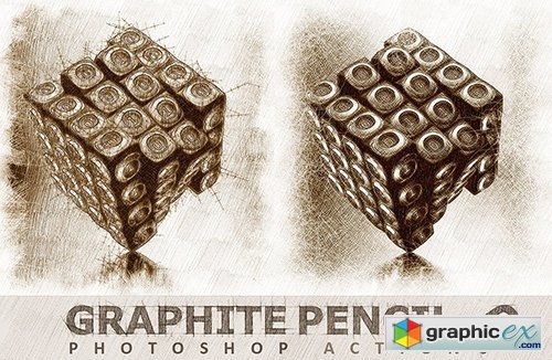 Graphite Pencil 2 Photoshop Actions