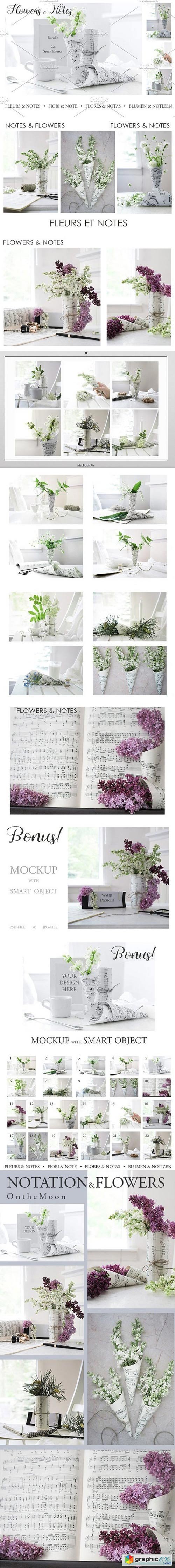 NOTATION. FLOWERS & NOTES