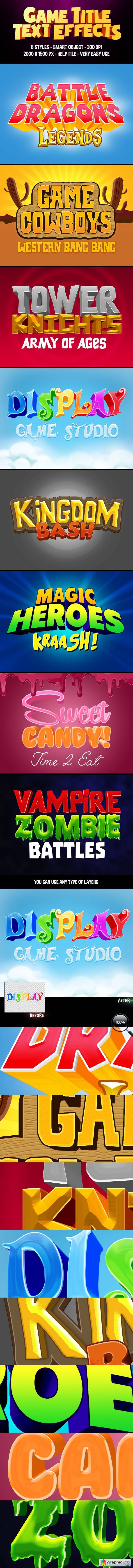 Game Text Effects