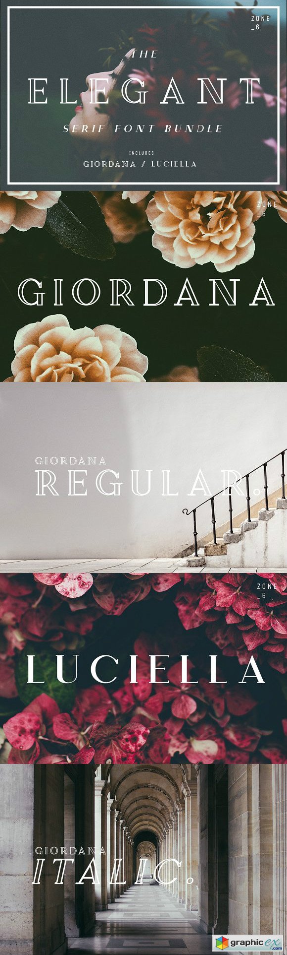 The Elegant Serif Font Bundle