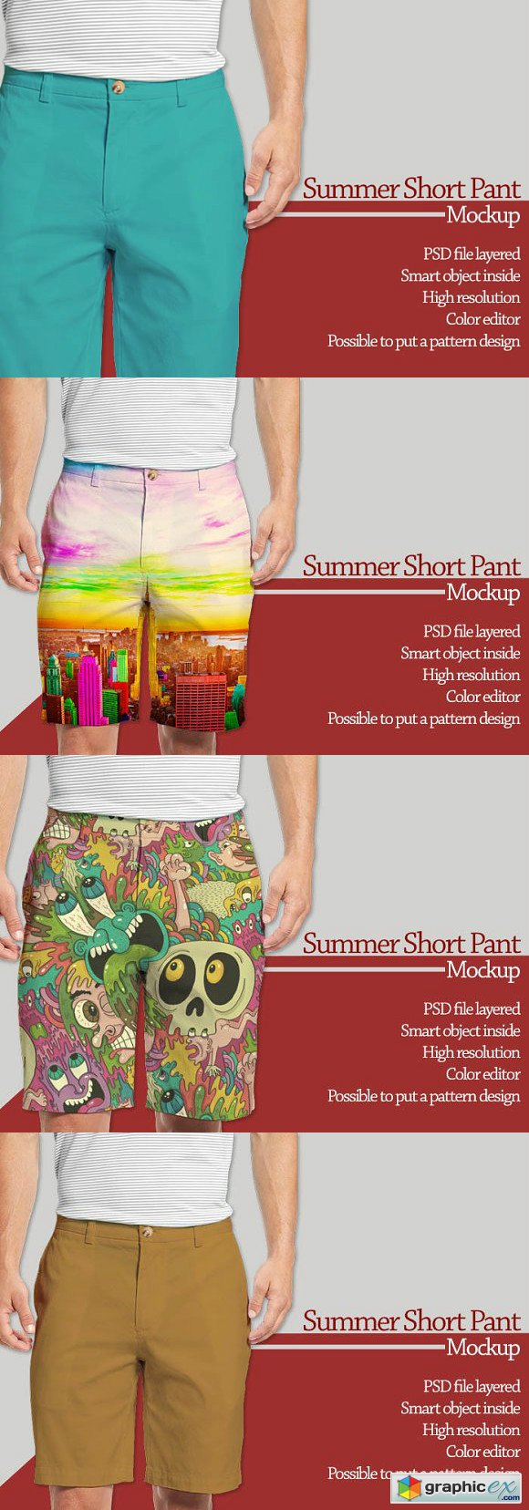 Summer Short Pant Mockup