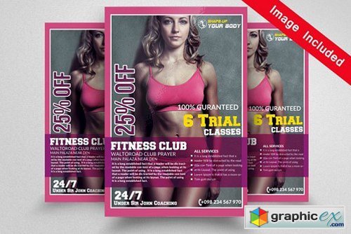 Fitness Traning Flyer Templates