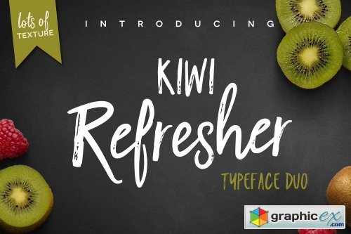 Kiwi Refresher Font Duo
