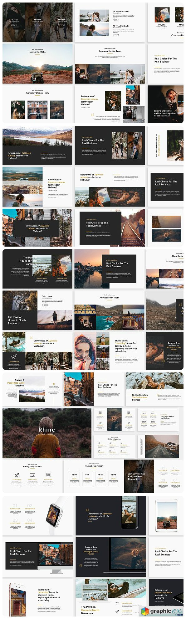 Rhine Creative Powerpoint Template