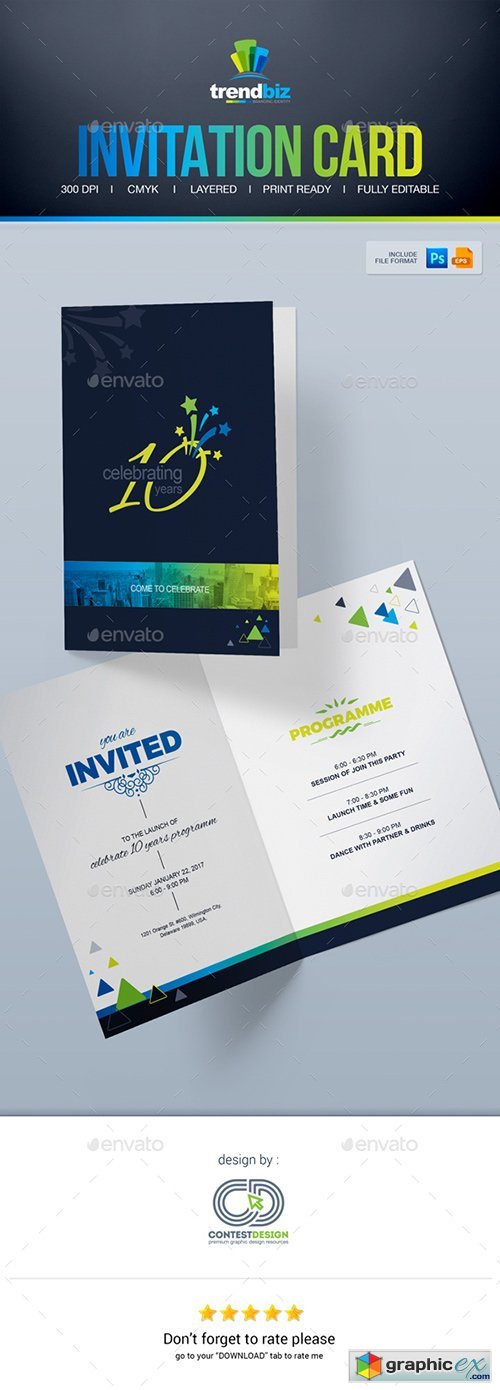 Invitation Template | Custom Invitation | Party Invitations Card